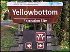 quartzville campground sign graphic
